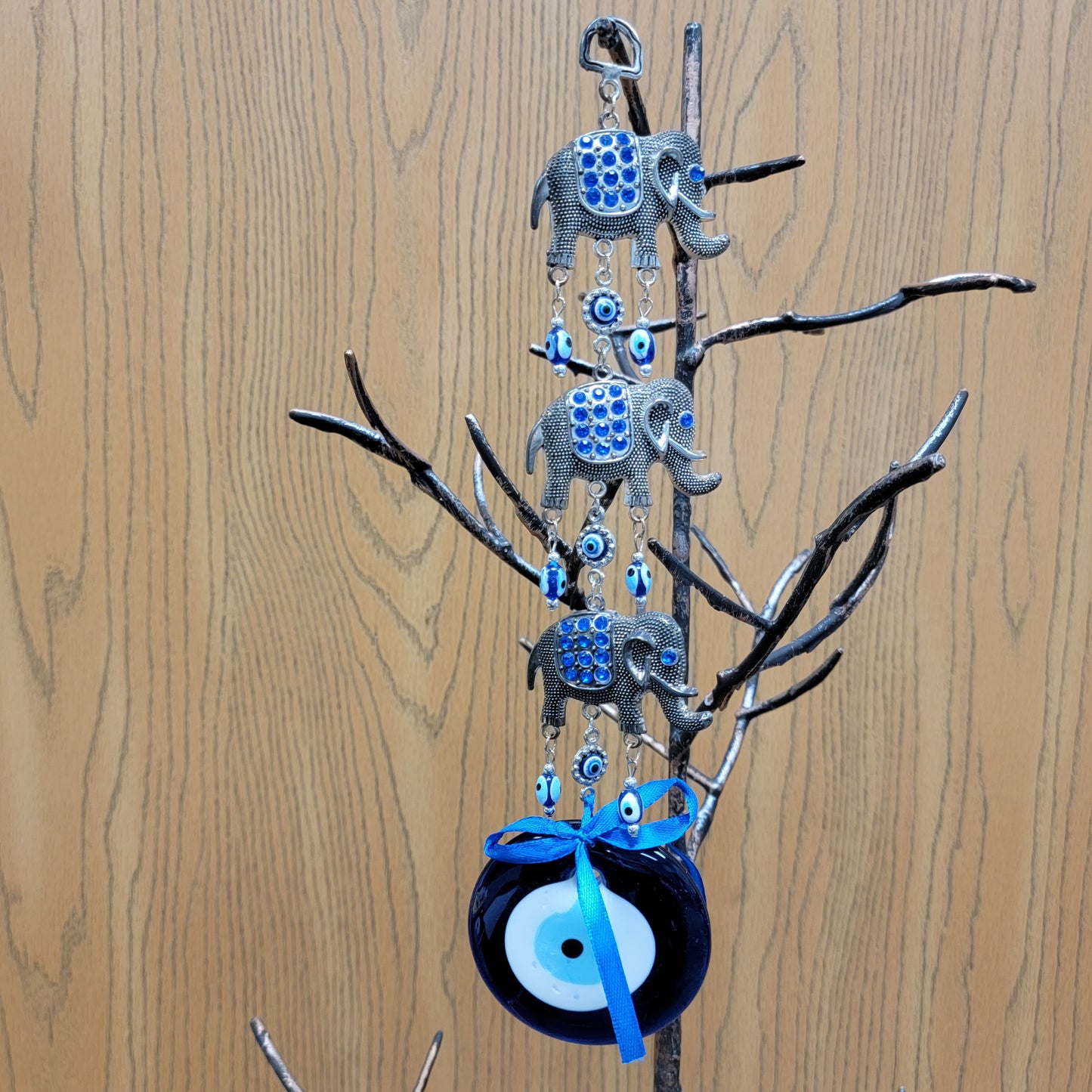 Evil Eye Elephant Wall Hanger