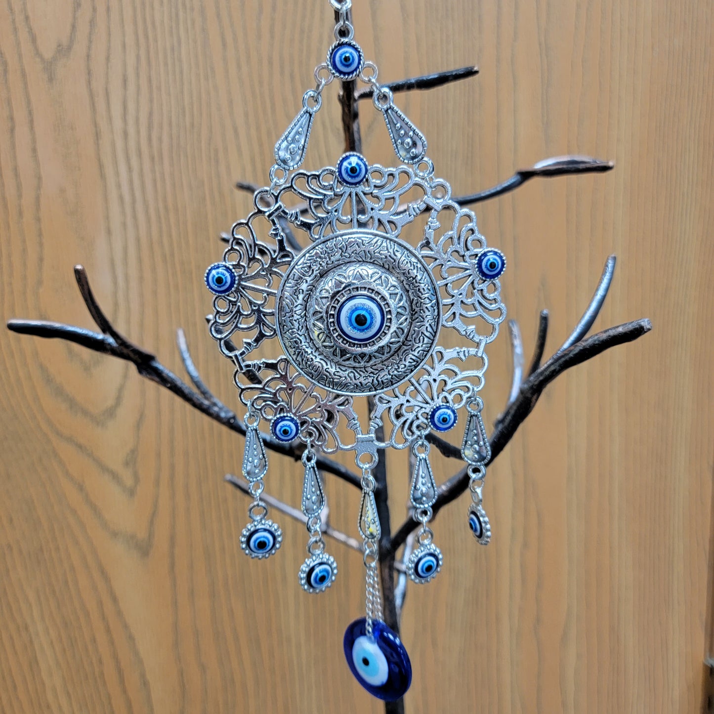Evil Eye Floral Wall Hanger