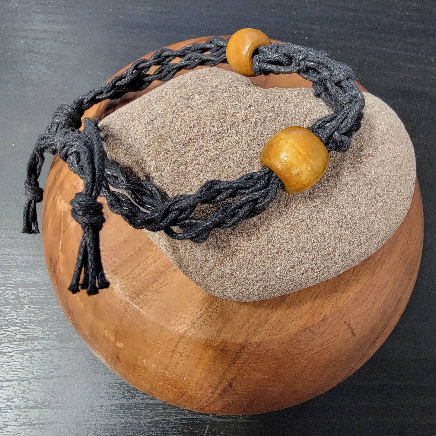Braided Crystal Bracelet Single Holder