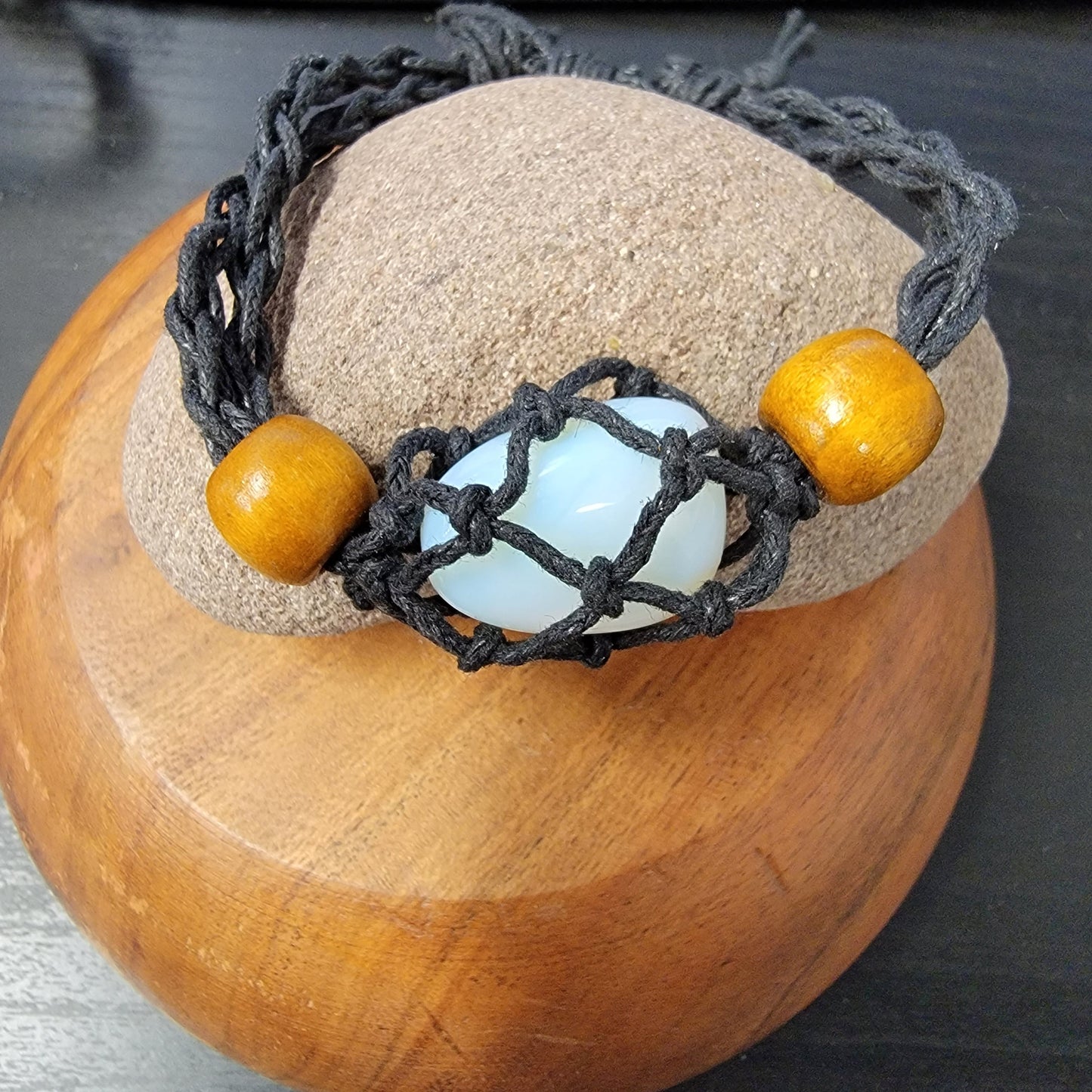 Braided Crystal Bracelet Single Holder