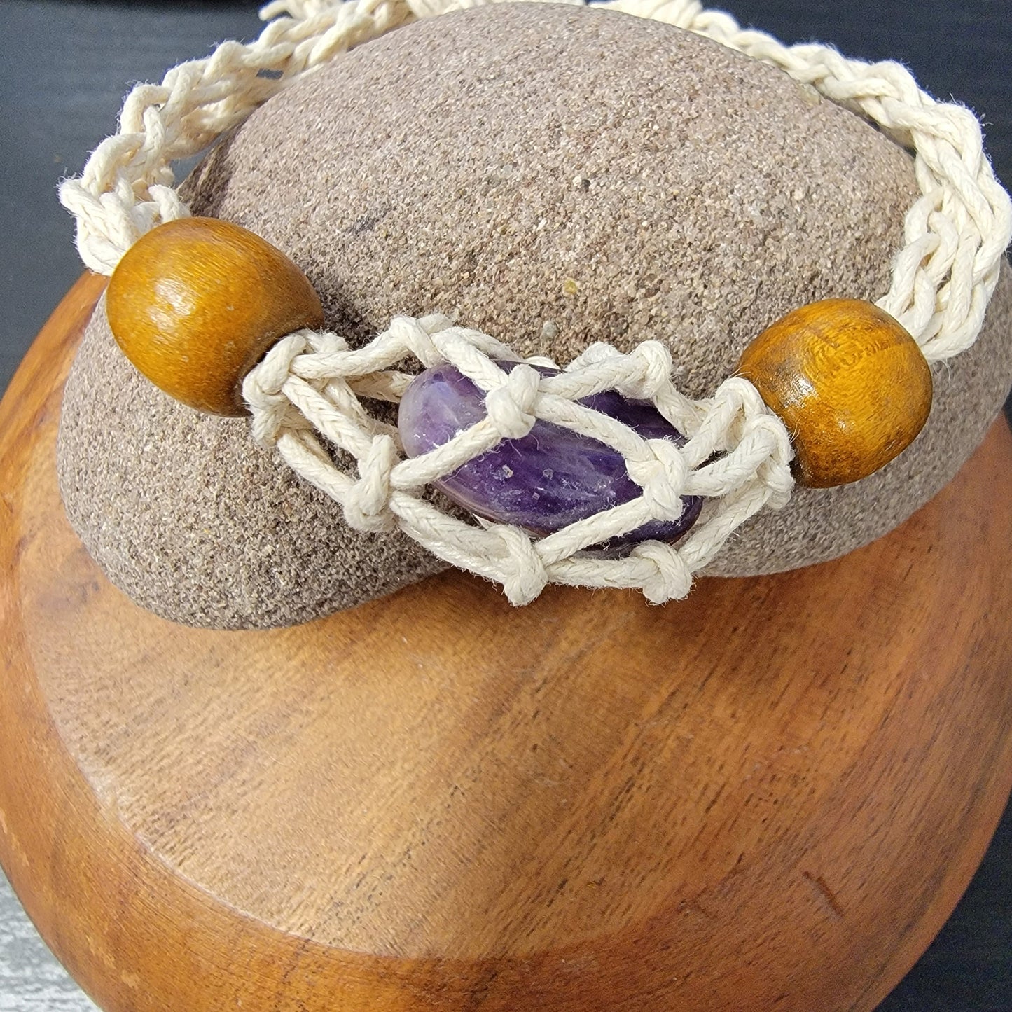 Braided Crystal Bracelet Single Holder