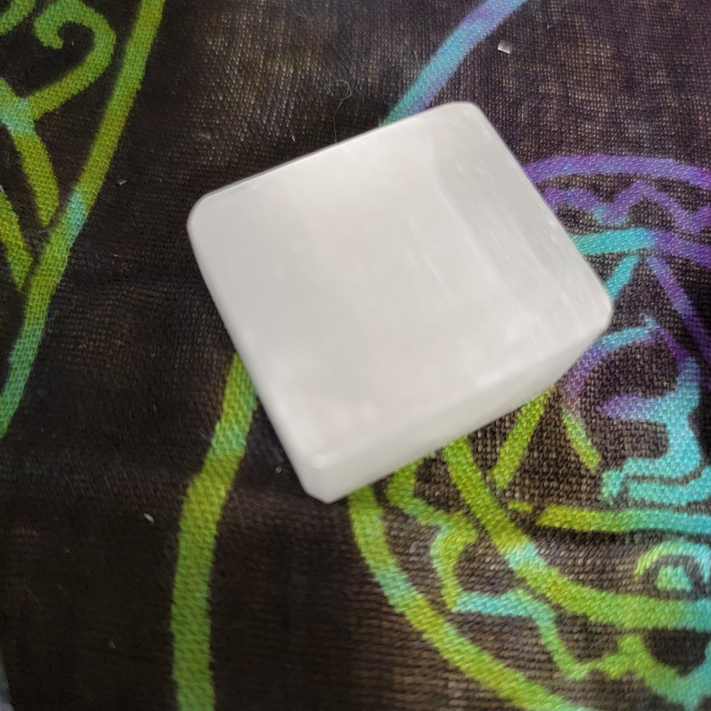 Selenite Worry Stone