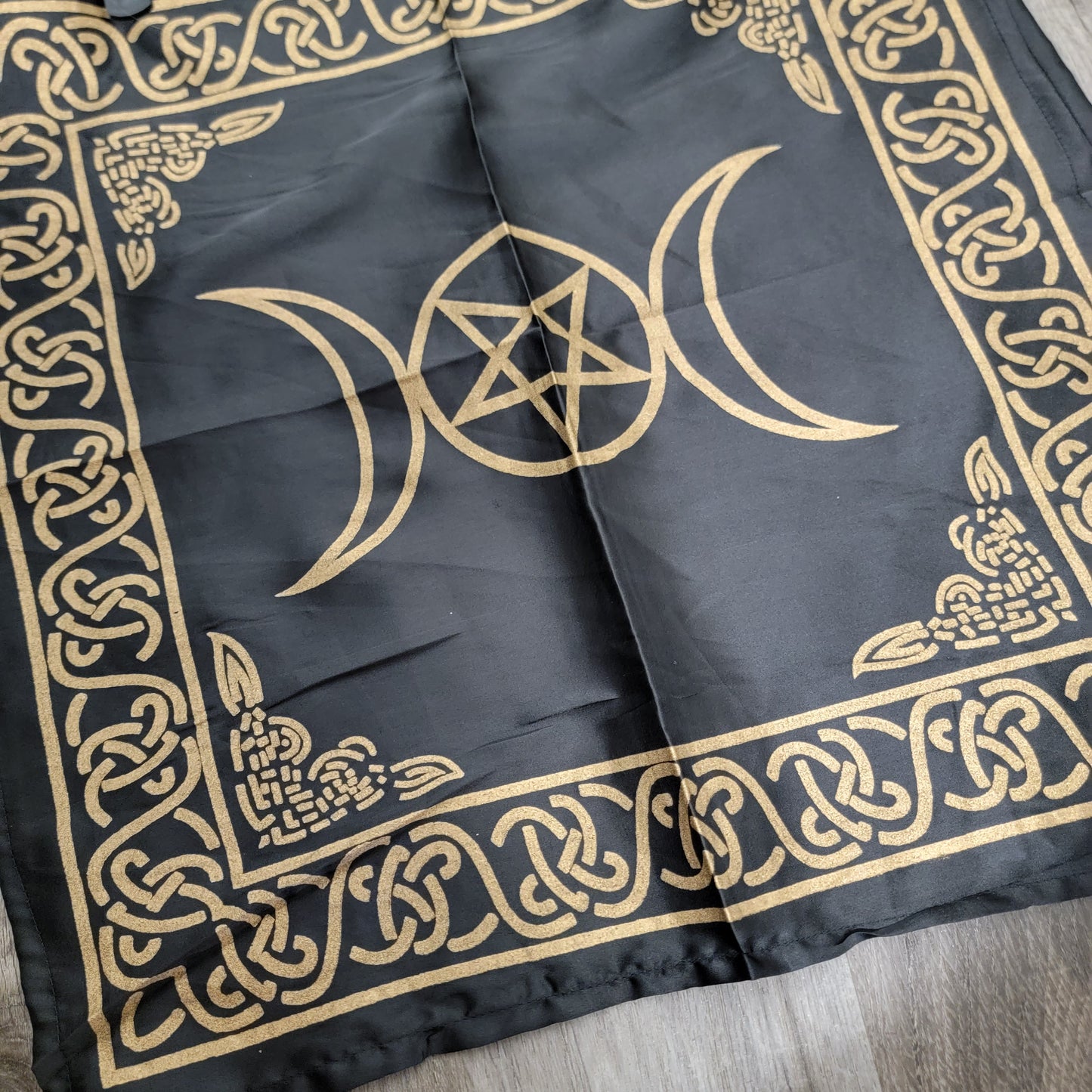 Black Triple Moon Cloth