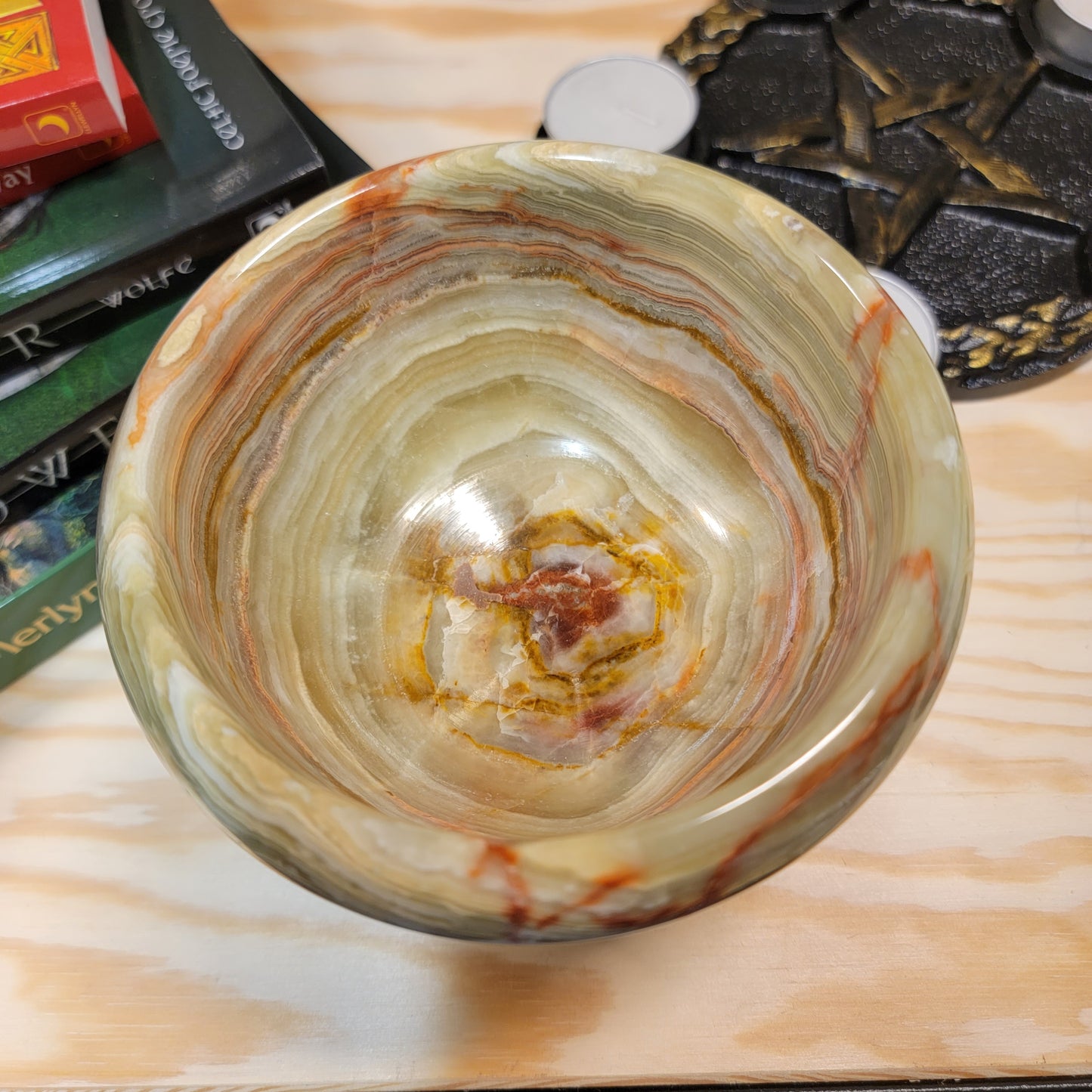 Green Onyx Mortar and Pestle