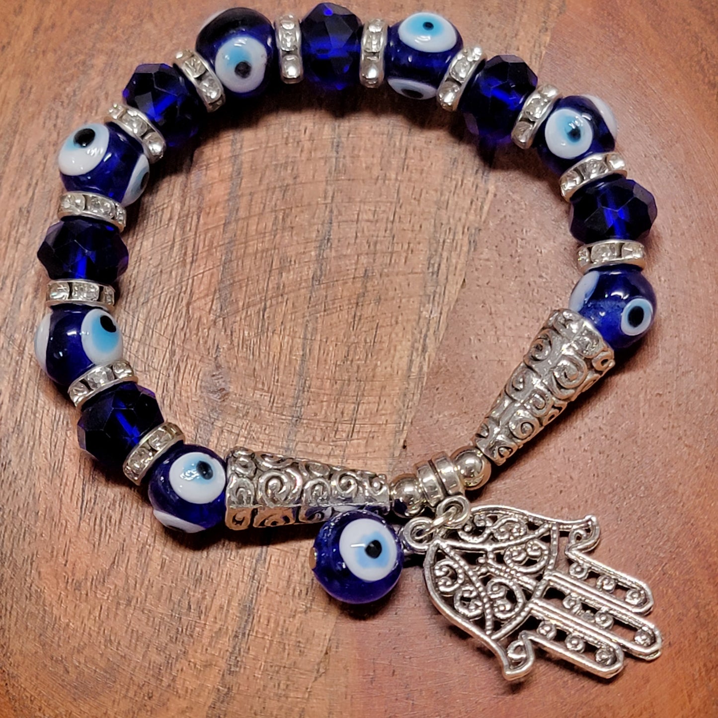 Evil Eye Hamsa Charm Bracelet