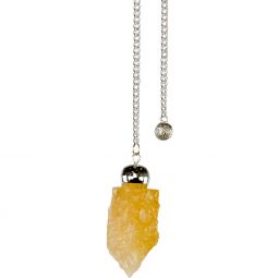 Yellow Aventurine Rough Pendulum