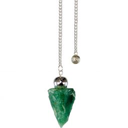 Green Aventurine Rough Pendulum
