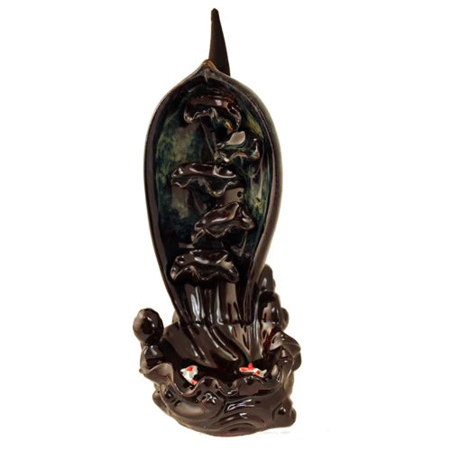 Koi Pond Back Flow Incense Burner