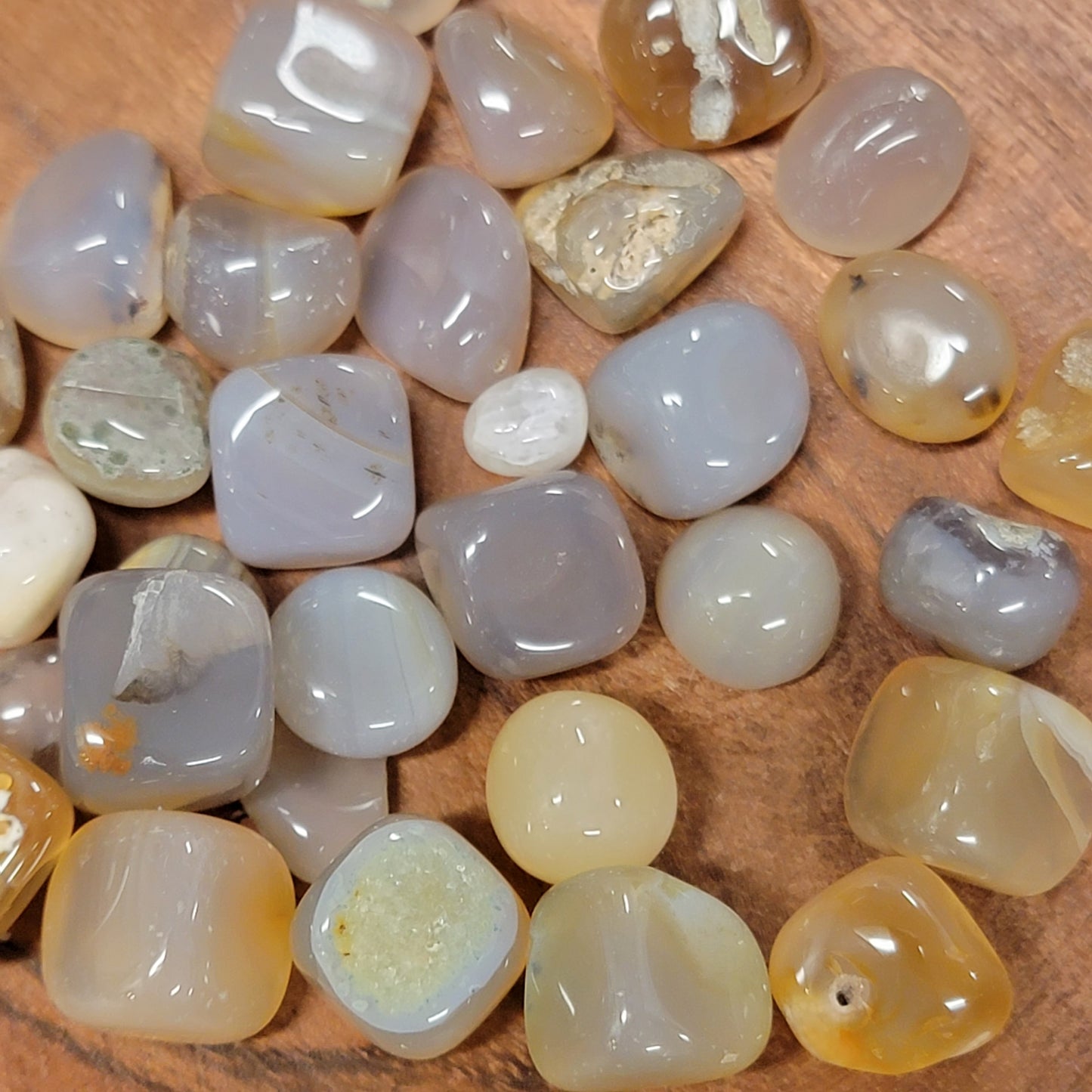 Grey Agate Chips