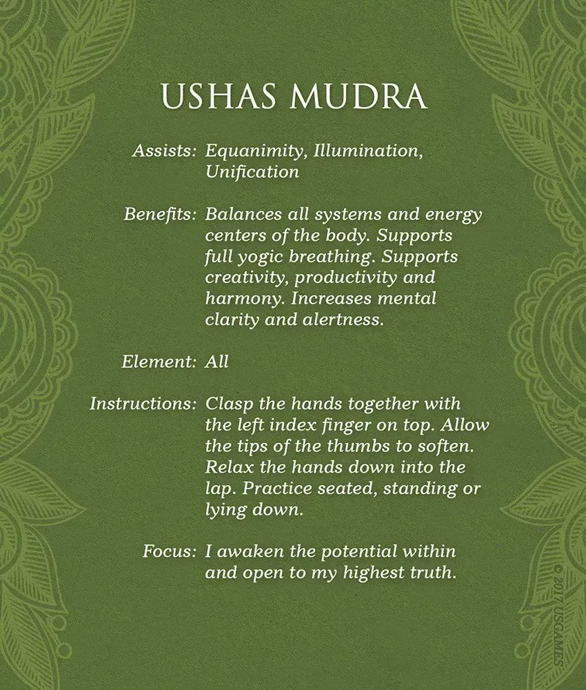 Mudras For Awakening The Five Elements