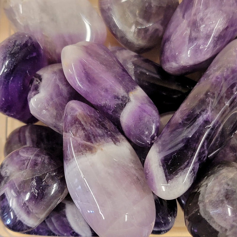 Amethyst Chevron Tumble
