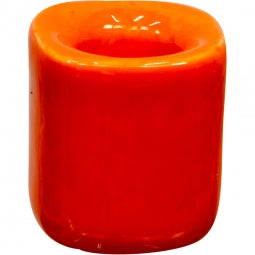 Ceramic Chime Candle Holder - Orange