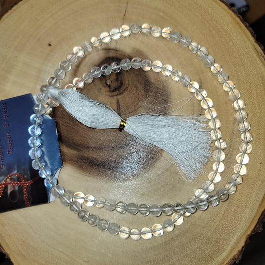 Quartz Mala Prayer Beads