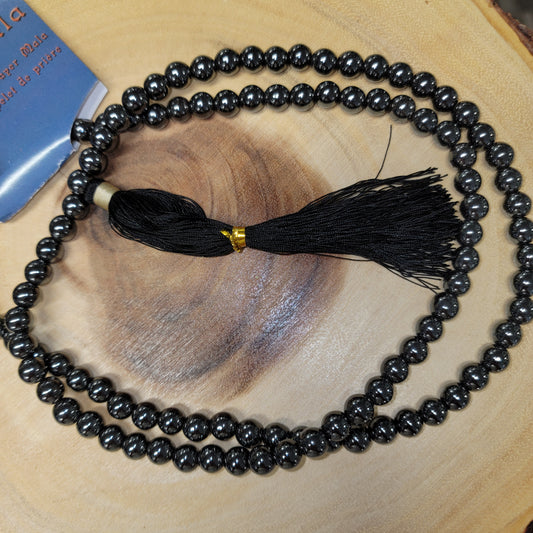 Hematite Mala Prayer Beads