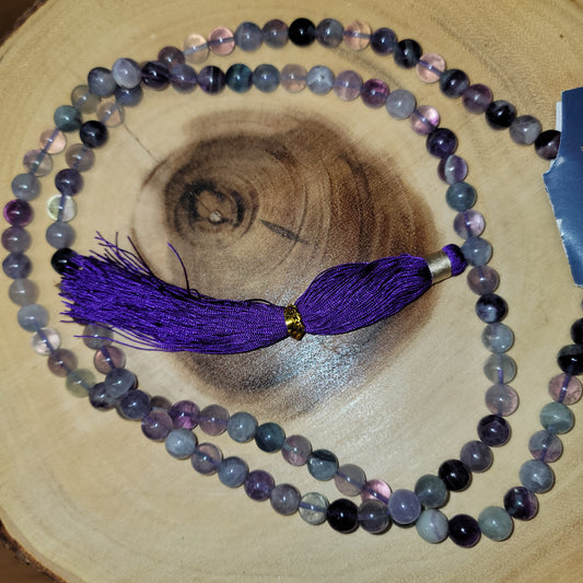 Fluorite Mala Prayer Beads