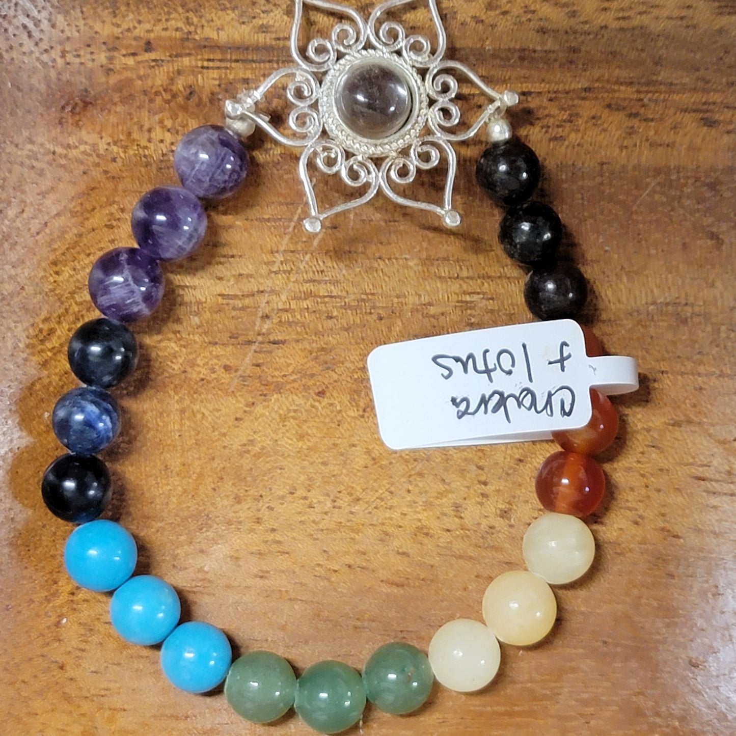 Chakra beads and lotus Bracelet
