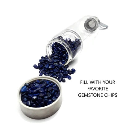 Gemstone water bottle