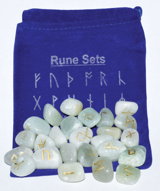 Green Aventurine Runes