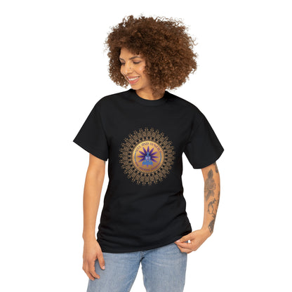 Unisex Heavy Cotton Tee With Soul and Synergy Logo