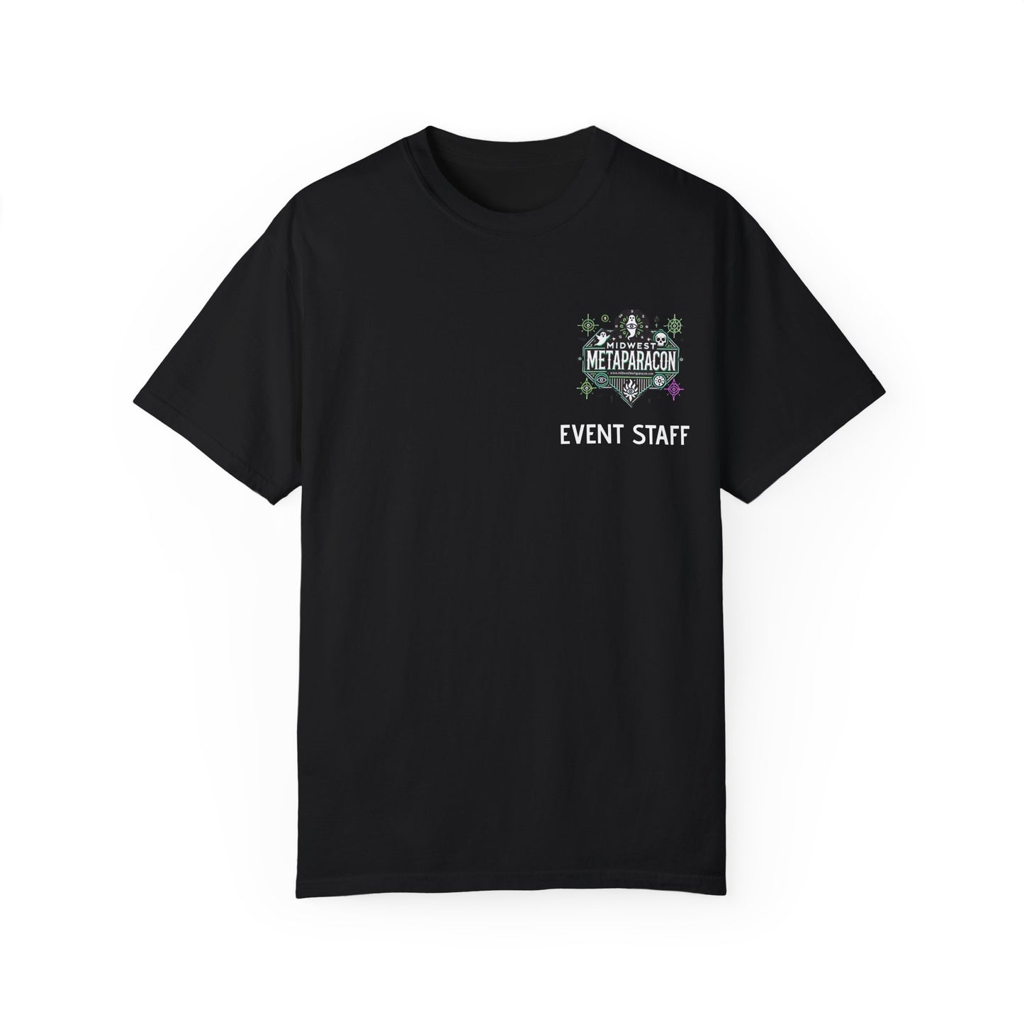 Unisex Event Staff T-Shirt - Midwest Metaparacon Design - Perfect for Conventions and Fandom Gatherings