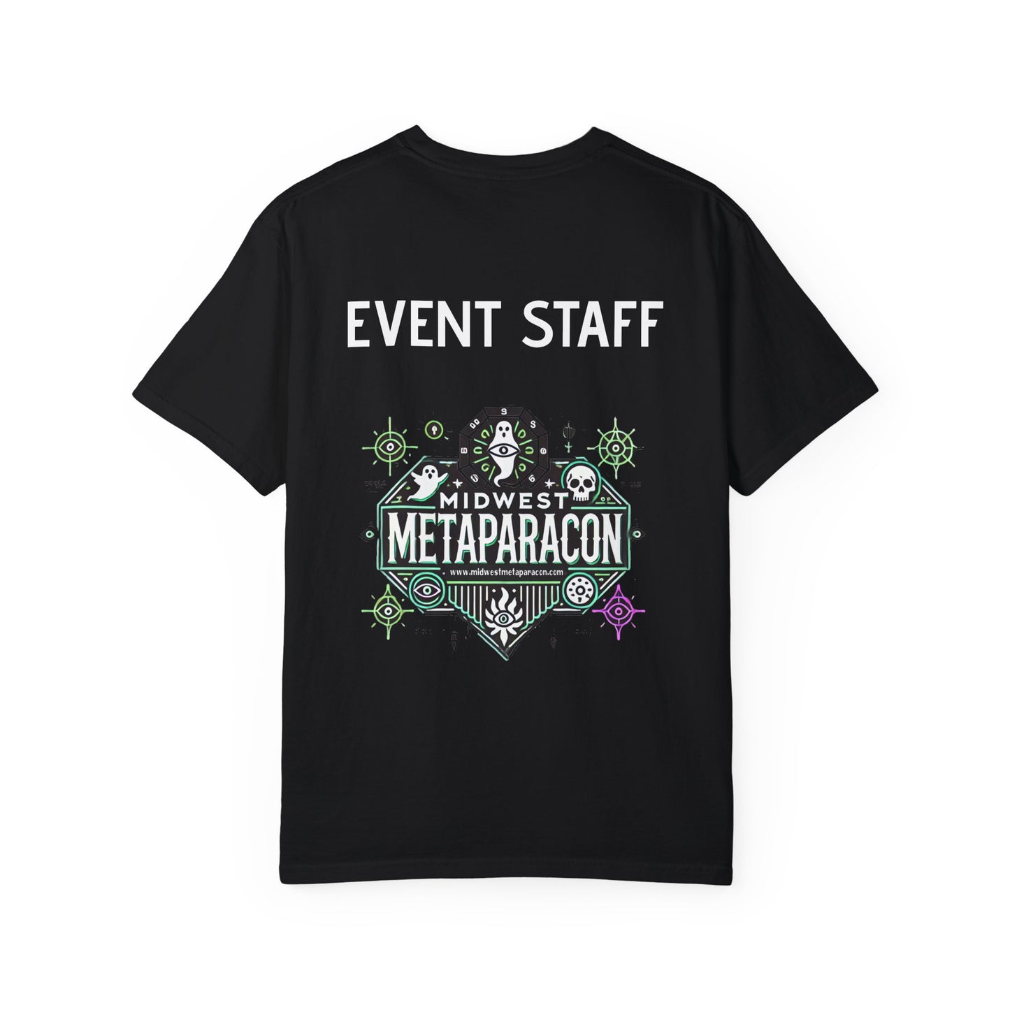 Unisex Event Staff T-Shirt - Midwest Metaparacon Design - Perfect for Conventions and Fandom Gatherings