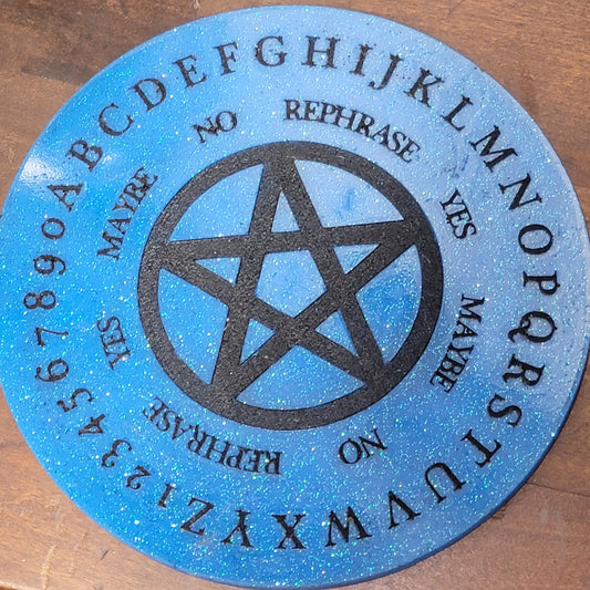 Pentacle Pendulum Resin Disc