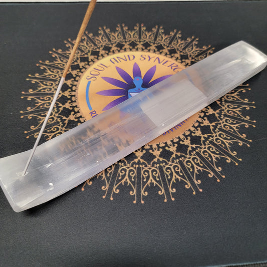 Selenite Incense Holder