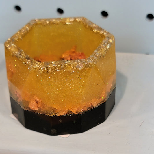 Yellow Orgonite Clearing Vessel