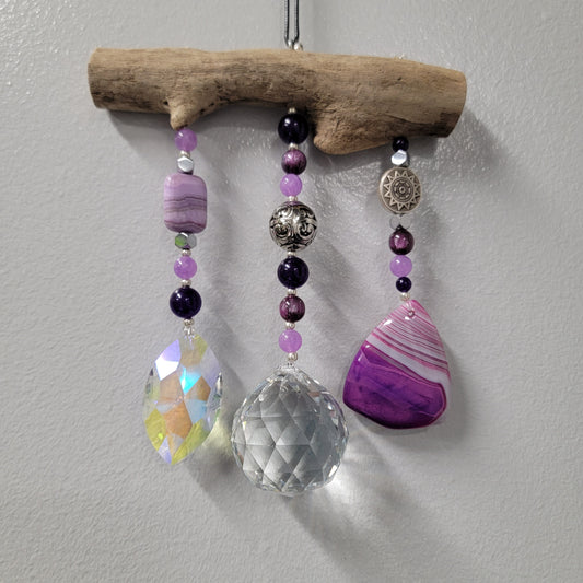 Violet Crystal Hanger