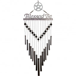 Blessed be wall chime