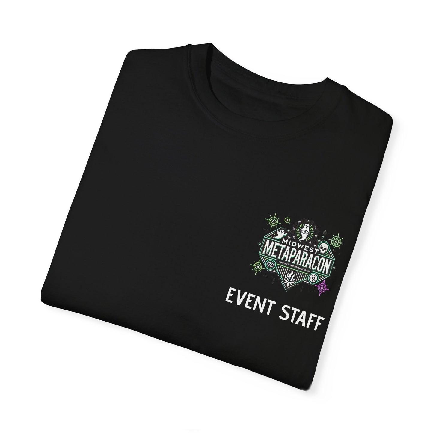 Unisex Event Staff T-Shirt - Midwest Metaparacon Design - Perfect for Conventions and Fandom Gatherings