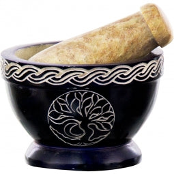 Blue - Tree of Life Mortar and Pestle