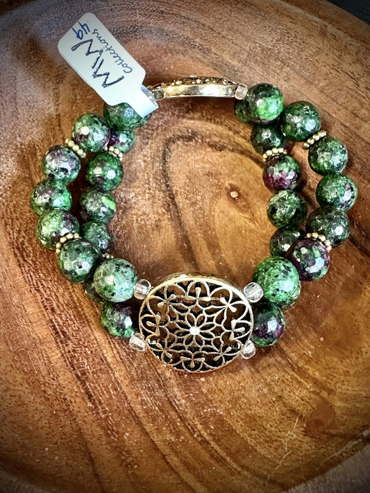 Ruby Zoisite Bracelet