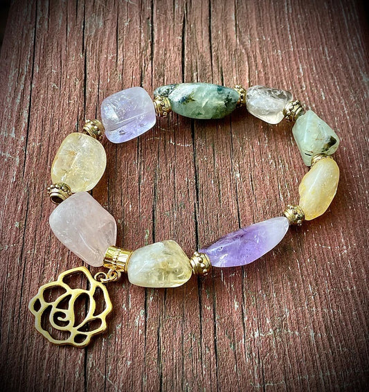 Crystal Nuggets Bracelet