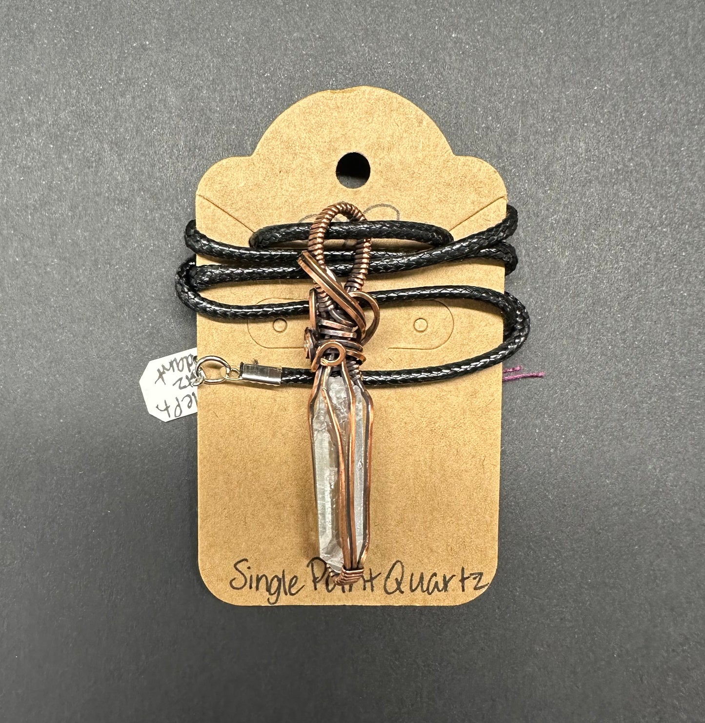 Copper Wrapped Single Point Quartz