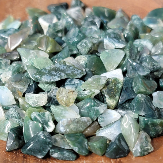 Moss Agate Chips