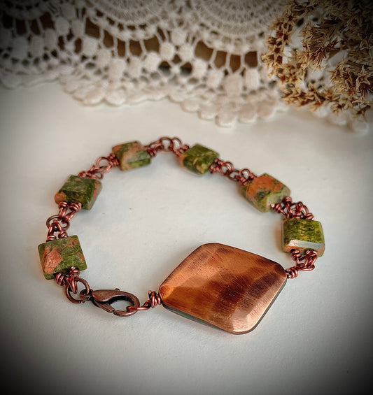 Unakite Bracelet