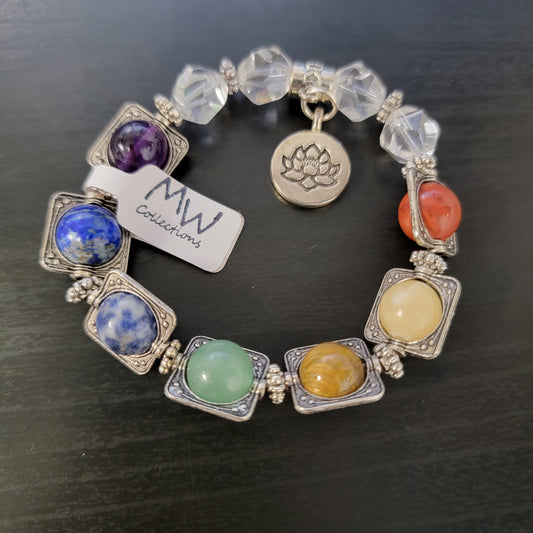 Chakra & Charm Bracelet