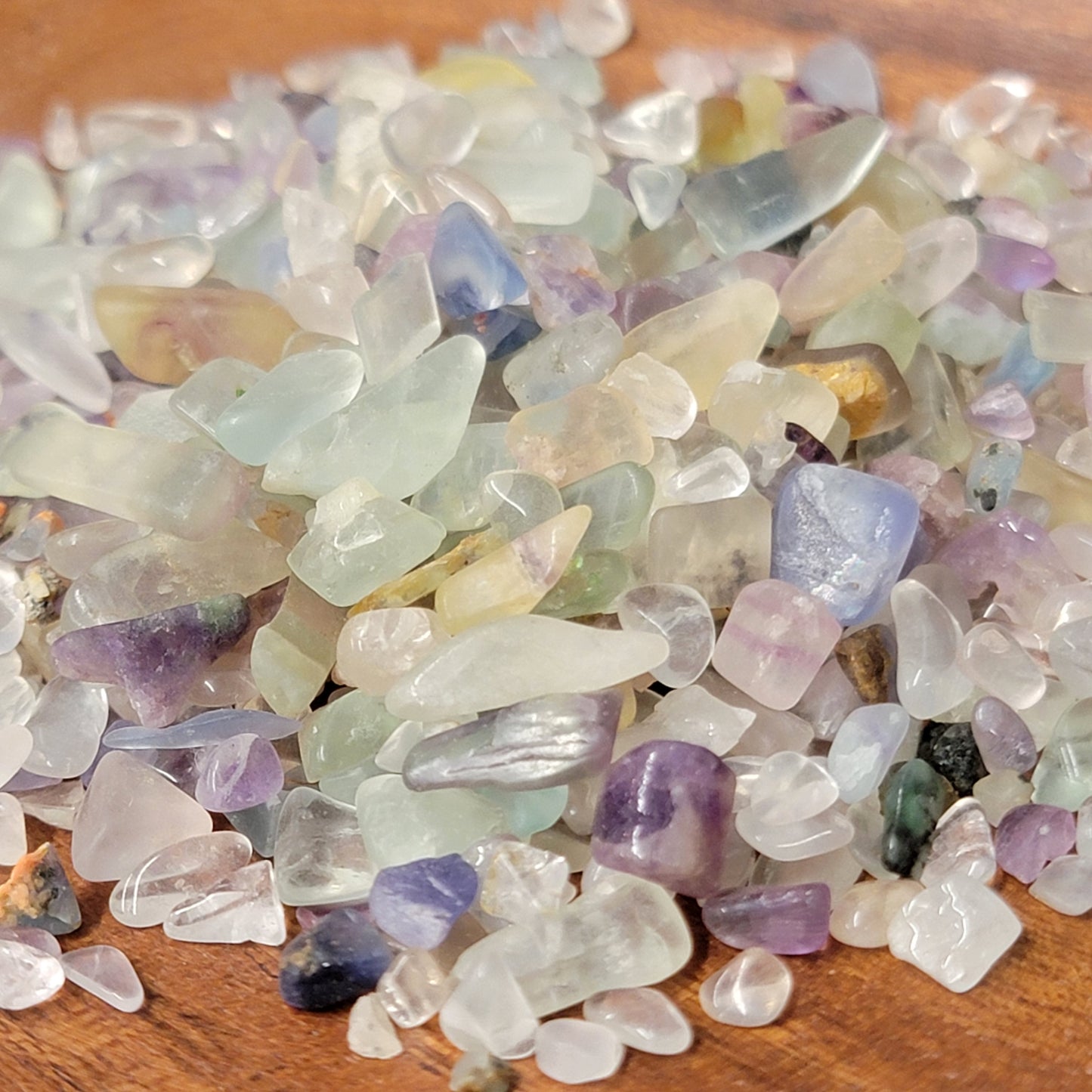 Rainbow Fluorite Chips