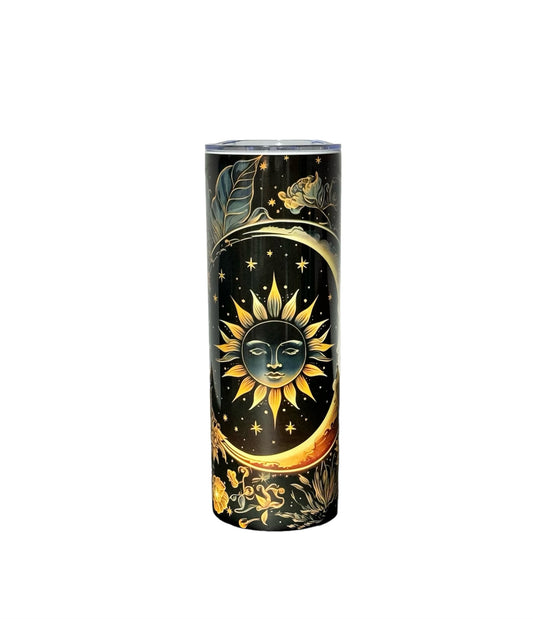 Gold Sun/Moon - Stainless Steel Tumblers