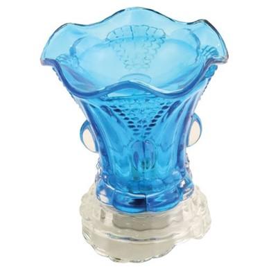 Blue Fluted Wax Melter