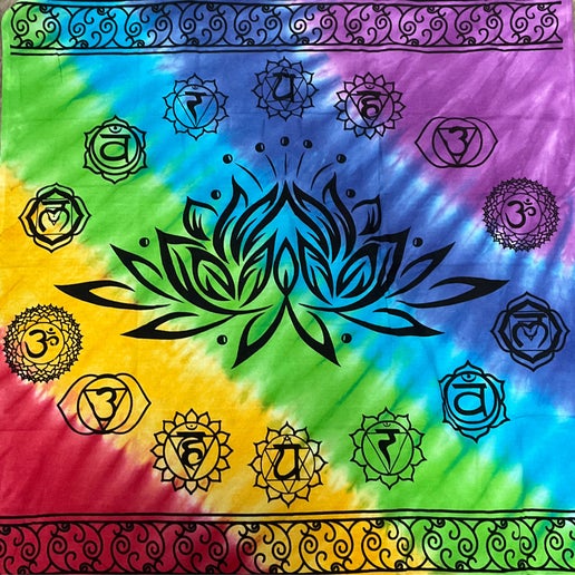 Chakra/Lotus Alter Cloth 3'x3'