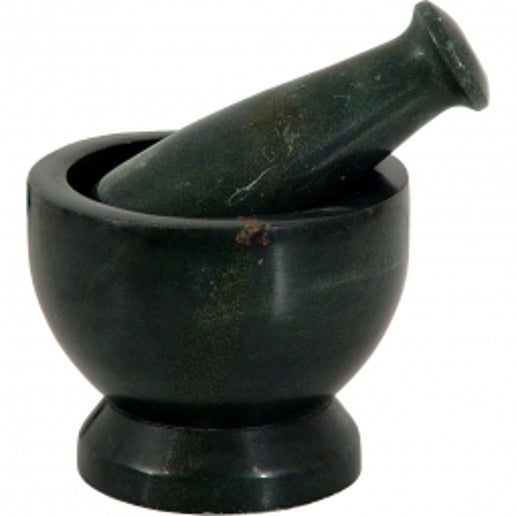 Black Mortar and Pestle - Soap Stone