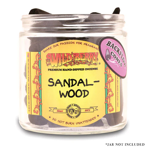 Sandalwood Wild Berry Backflow Incense Cones