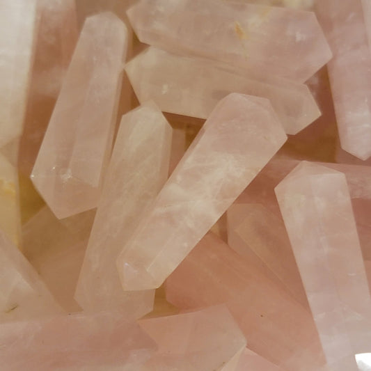 Rose Quartz double terminated points