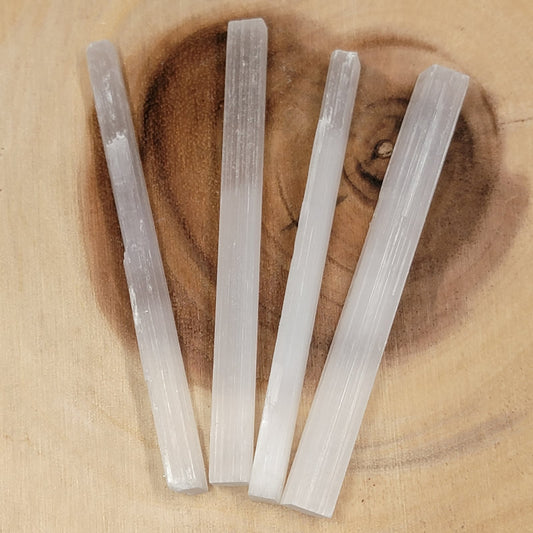 Selenite Rod 4” x 1/4”