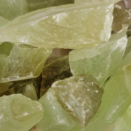 Green Calcite Raw