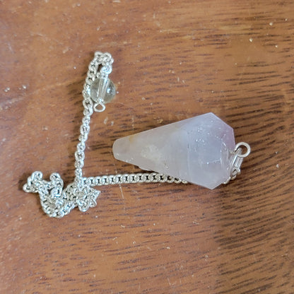 Faceted Crystal Pendulum