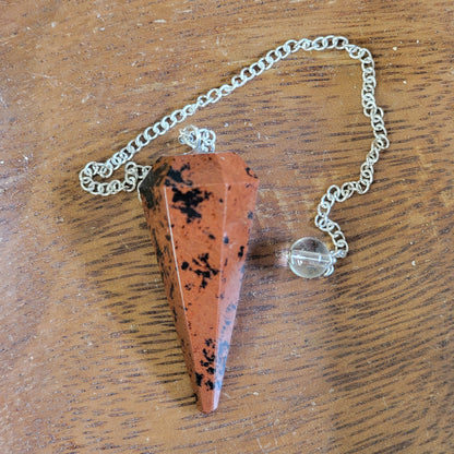 Faceted Crystal Pendulum