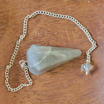 Faceted Crystal Pendulum